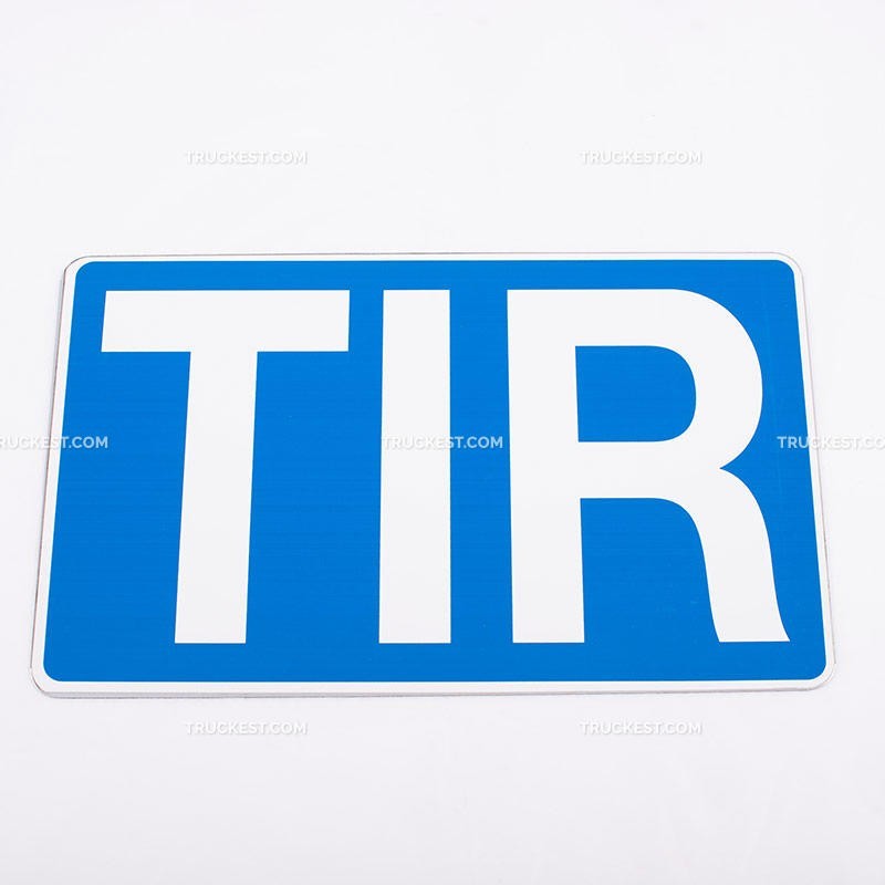 TIR Schild, Aluminium | Tafeln | Ricambi Camion e Accessori veicoli industriali | Truckest.com