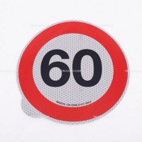 Limite 60km/h | Adesivi | Ricambi veicoli industriali | Truckest.com
