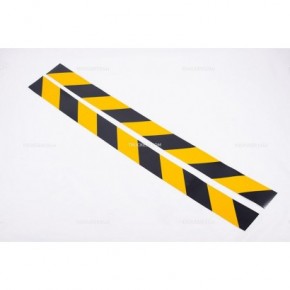 Coppia di adesivi gialli e neri | Adesivi | Accessori per camion e Ricambi veicoli industriali | Truckest.com