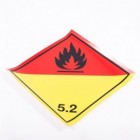 ADR Gefahrzettel, selbstklebend, Klasse 5.2 organische Peroxide | Aufkleber | Accessori per camion e Ricambi veicoli industriali | Truckest.com